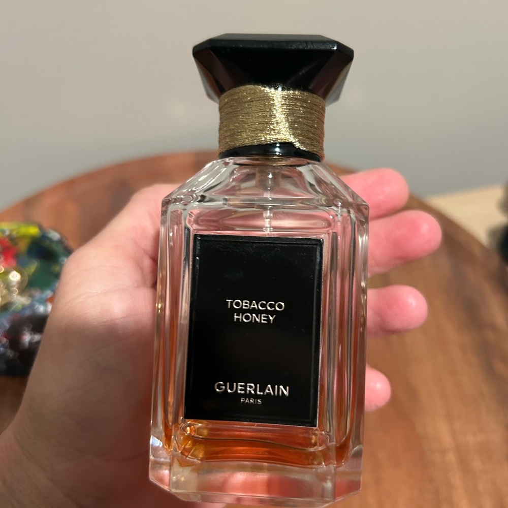 Guerlain Black and Gold Fragrance Bottle